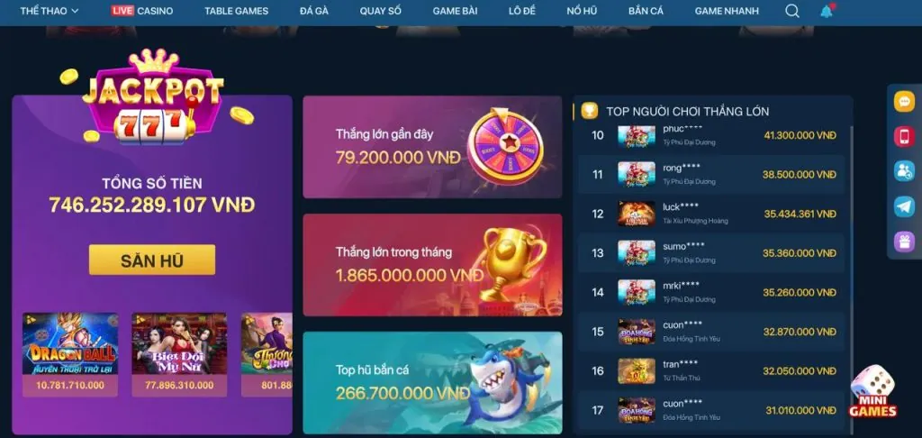 Các cấp độ VIP km3888b